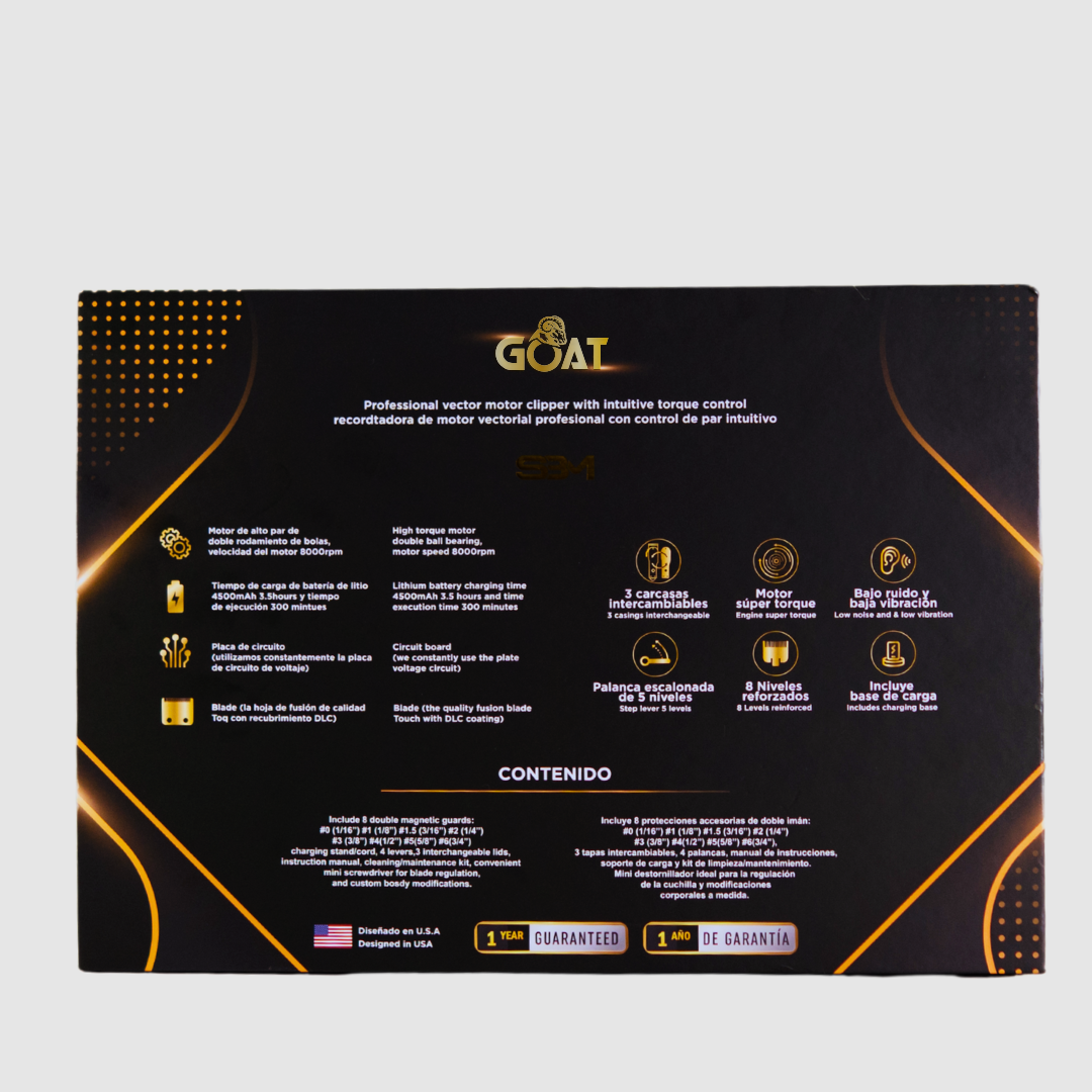 GOAT Clipper – Máquina de Corte Profesional
