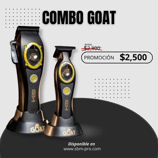 GOAT Combo – Clipper & Trimmer de Alta Precisión