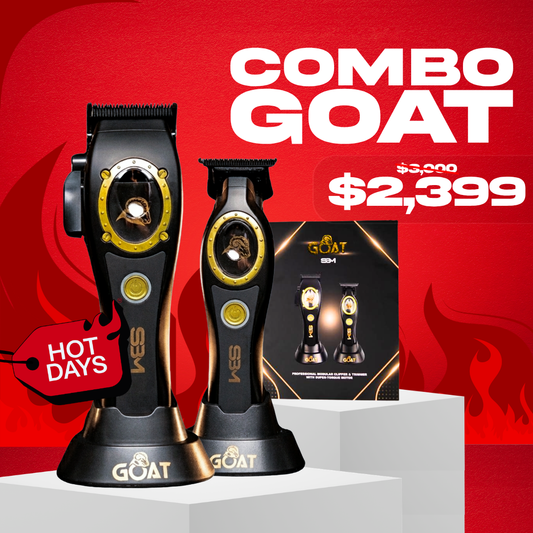 GOAT Combo – Clipper & Trimmer de Alta Precisión