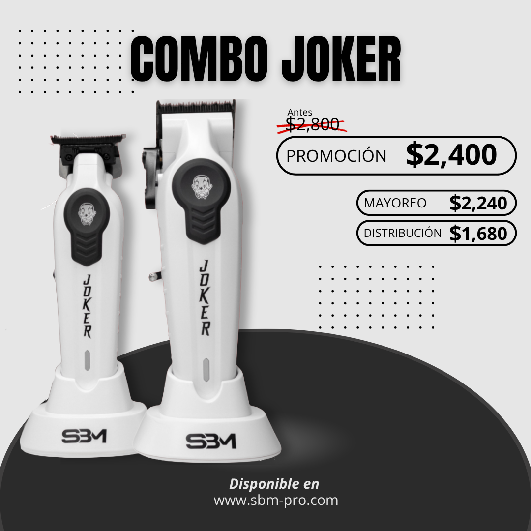 JOKER Combo – Clipper & Trimmer de Alta Precisión