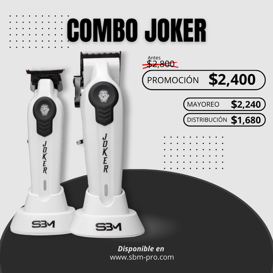 JOKER Combo – Clipper & Trimmer de Alta Precisión