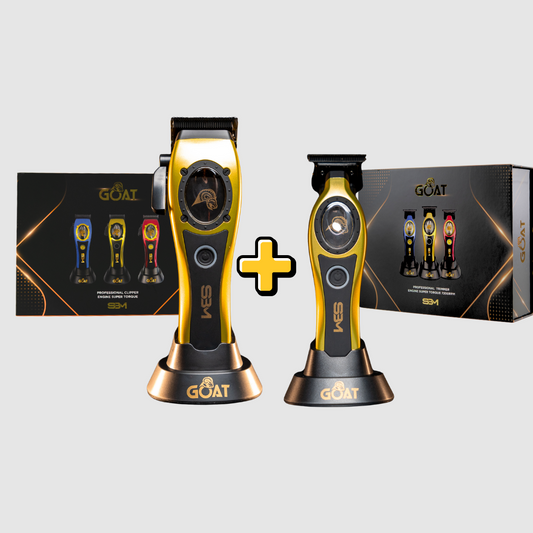 GOAT Combo con Carcasas – Clipper & Trimmer de Alta Precisión